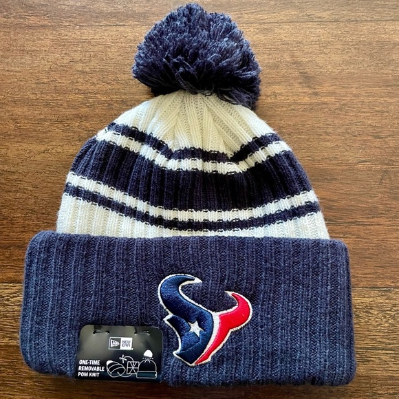 New Era NFL Houston Texans Knitted Beanie Hat Headwear One Size - Picture 1 of 4